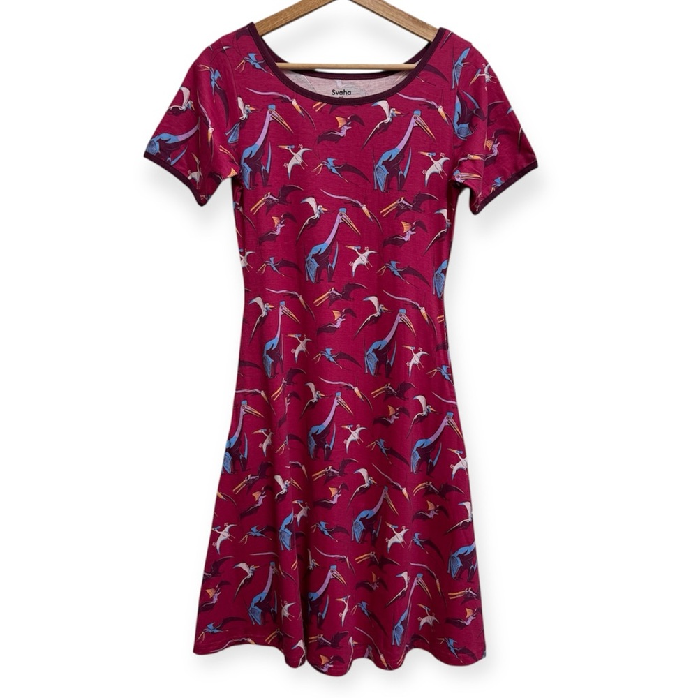 Svaha Brothers‎ Knit Garments Pterosaurs Emmy Dress Organic Cotton Women XS